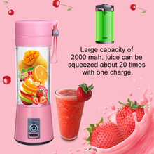 Load image into Gallery viewer, 6-blade Portable Electric Fruit Juicer

